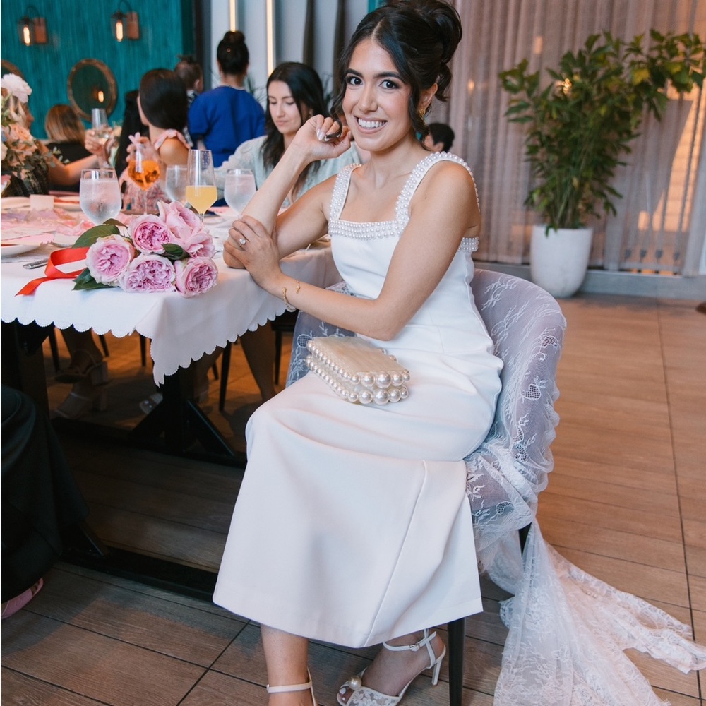 odd muse dress midi pearl dress